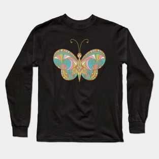 pastel cloisonné butterfly Long Sleeve T-Shirt